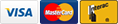 We accept all major credit and debit cards as methods of payment.